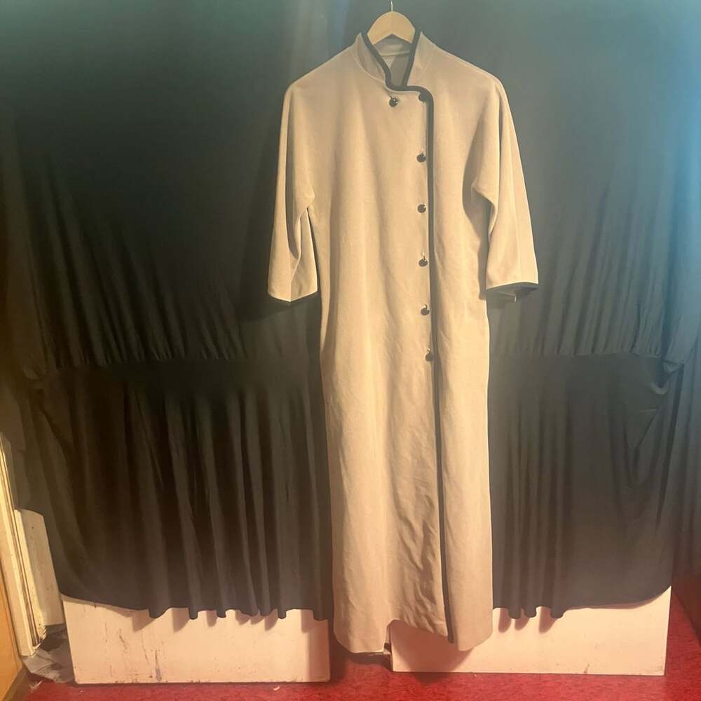 Vanity Fair Vintage Long Jacket Coat Duster Tan
